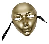 Oxxggkao Visage intégral à peindre pour bal masqué d'Halloween cosplay pour homme et femme - Pour bal masqué - Fête d'Halloween - Artisanat non peint