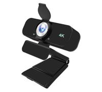 Oxxggkao Webcam USB intégrée avec microphones antibruit et trépied réglable pour une résolution vidéo haute définition 1080p 2K 4K lors de conférences et de streaming Caméra USB avec Plug and Play