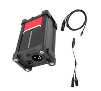 Oxxggkao XLRs TRSs Boîte d'éliminateurs de bourdonnements stéréo avec interrupteurs de levage de sol pour systèmes audio karaoké professionnels Boîte d'éliminateurs de bourdonnements sonores