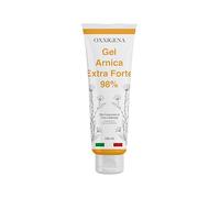 Oxxigena - Gel d'Arnica Extra Fort 98%, Apaisant et Revigorant, avec ajout d'huile essentielle de thym et de menthol, Absorption Rapide, 100 ml