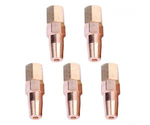 Oxy Lot de 5 buses de soudage au propane en laiton pour chalumeau H016, adaptées pour différents procédés et cintrage du métal (1,0 mm)