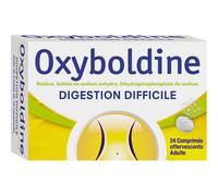 Oxyboldine Digestion Difficile Sans Sucre Adultes Goût Anis 24 Comprimés Effervescents
