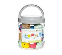 oxybul | 30 Perles en Bois à Lacer | 18 Mois - 5 Ans