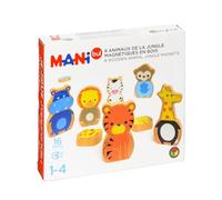 oxybul | 8 Animaux de la Jungle magnétiques en Bois | 12 Mois - 6 Ans