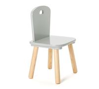 oxybul | Chaise Maternelle Naturelle Grise | 12 Mois - 4 Ans