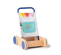 oxybul | Chariot pousseur Bois métal et Tissu | 12 Mois - 3 Ans