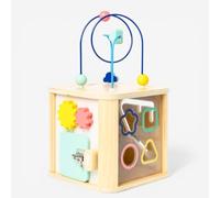 oxybul | Cube d'activités en Bois sonore et Lumineux 12-3 Ans