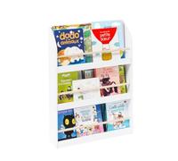oxybul | Petite bibliothèque Murale Blanche et Naturelle 2-12 Ans