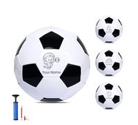 OXYEFEI Ballon de football personnalisé pour enfants, mini ballon de football avec nom - Cadeau pour garçons, amis, adolescents, maris - Taille 3,4,5 (enfants)