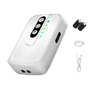 Oxygen Aerator, Silent Air Pump, Aquarium USB Rechargeable Fish Tank Pump, Air Outlets, 25-50 Hour Battery Life, for Betta Shrimp Saltwater Freshwater Tanks, 12 x 8 x 4 cm