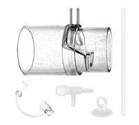 Oxygen Fish Tank, No Electricity Needed, Tank Aerator Enhancing Water Quality, Adjustable Filter Compatible with Outlet Ponds, Home Hydroponics Systems, and Axolotl Habitats for Healthy Aquatic Life