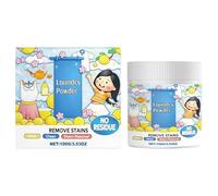 Oxygen Laundry Powder Lessive en poudre concentrée 100 g Élimination puissante des taches pour le lait, la transpiration, l'huile et les taches de fruits