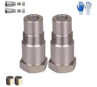 Oxygen Sensor Adapter, 02 Sensor Spacer, Fixed Sensor Adapter Gaskets for Any Model with Standard Sensor (2Pcs)