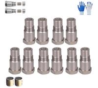 Oxygen Sensor Adapter, 02 Sensor Spacer, Fixed Sensor Adapter Gaskets for Any Model with Standard Sensor (10Pcs)