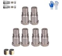 Oxygen Sensor Adapter, 02 Sensor Spacer, Fixed Sensor Adapter Gaskets for Any Model with Standard Sensor (6Pcs)