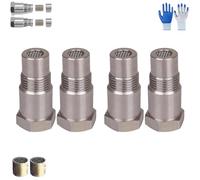 Oxygen Sensor Adapter, 02 Sensor Spacer, Fixed Sensor Adapter Gaskets for Any Model with Standard Sensor (4Pcs)