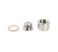 Oxygen Sensors Capteur D'oxygène O2 En Acier Inoxydable M18 X 1.5, Bondes Montage Et Adaptateur Bouchons Avec Écrou De Montage Plat Ou Cranté Capteur Sonde Lambda