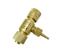 Oxygen Welded Gas Regulator Transfer 7/16" Flat Tank Set Full Copper Explosion-proof Pressure Regulator Gas Valve