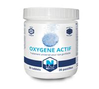 Traitement à l'oxygène actif - Netspa - 20 pastilles - 20 g - Désinfectant - Sans chlore