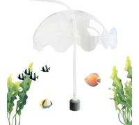 Oxygène dissous pour aquarium, aérateur de cuve à poisson, Bubbleur d'oxygène d'aquarium avec tuyau, pierre d'air, Bouclier de cuve à poisson, couverture étanche à éclaboussure silencieuse pour betta