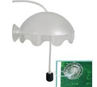 Oxygène Dissous pour Aquarium - Kit D'aérateur D'oxygène D'aquarium avec Tuyau, Dispositif à Oxygène Dissous, Pierre d'air - Couverture De Shieux De Shieux Acrylique Sifférée Impréplée pour Le Salon