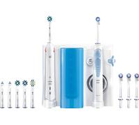 Oral-B Smart 5000 + Oxyjet Adulte Brosse à dents rotative oscillante Bleu, Blanc