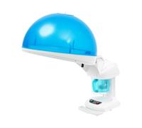 Oxylonty Défroisseur vapeur avec capuche, 2 en 1 pour cheveux et visage, arôme ozone O3, nano-technologie 480 W, machine de soin des cheveux secs, buse rotative à 360°, prise européenne 220 V