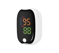 Oxymètre de Doigt LED SpO2 Fréquence Cardiaque Portable | Mesure saturation oxygène et fréquence cardiaque, écran LED clair, usage domestique et sportif, léger