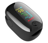 Oxymètre de Doigt, Oxymètre de Pouls avec Écran Couleur LCD, 3-5 Seconde de Mesure Rapide, Oxymètre de Doigt Professionnel, Saturometre Oxymetre et Moniteur de Fréquence Cardiaque