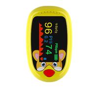 Oxymètre de Doigt Pédiatrique - Moniteur Portable SpO2 avec Écran TGT pour une Surveillance Fiable de l'Oxygène Sanguin des Enfants