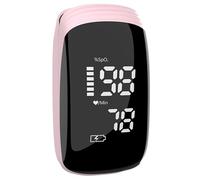 Oxymétre De Doigt Professionnel, Saturometre Oxymetre, Mesure Précise De La Saturation en Oxygène dans Le Sang, Moniteur De Fréquence Cardiaque, Rechargeable, Écran LED B