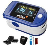 Oxymètre de Doigt Pulox PO-200 Set - Saturometre professionnel avec accessoires - Pour mesurer SpO2, pouls et l'indice de perfusion