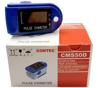 Contec CMS50D Oxymètre de pouls Bleu