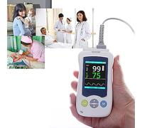 Oxymètre de Pouls Portable NOALED - Moniteur de Saturation d'Oxygène Surveillant la Fréquence Cardiaque et la SpO2 pour les Soins aux Adultes et Nourrissons