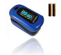 Oxymètre sélectre professionnel pour doigt (piles incluses) | Battito cardiaque, fréquence du poignet, index perfusion oxygénation