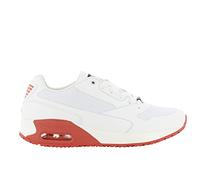 Oxypas Baskets professionnelles Ela en cuir antistatique (ESD) pour femme (37, blanc/fuchsia)