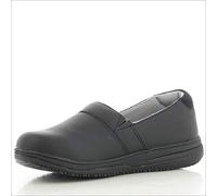 Oxypas Chaussures de Sécurité pour Femmes - Suzy - Chaussure de Travail Légère et Confortable, Idéale pour Infirmières, Cuisine ou l'Intérieur, Antidérapante et Absorbant Les Chocs, Noir, 37 EU