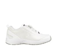 Oxypas Safety Jogger Chaussures de sécurité pour Femmes - Maud - Confortable, résistant aux Chocs et avec Lacets élastiques, Blanc EU 38
