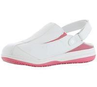 Oxypas Medilogic Iris Slip-resistant, - Sabots de soins infirmiers antistatiques - Blanc (fux) - 37 EU