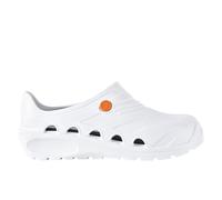 Oxypas Safety Jogger Sabot Léger Hommes et Femmes 39/40 EU - OXYVA - Sabots Antidérapants, Antibactériens, Antistatiques et Antifongiques, Chaussures de Sécurité, Blanc