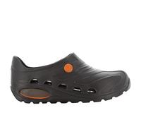 Oxypas Safety Jogger Sabot Léger Hommes et Femmes 39/40 EU - OXYVA - Sabots Antidérapants, Antibactériens, Antistatiques et Antifongiques, Chaussures de Sécurité, Noir