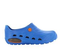 Oxypas Safety Jogger Sabot Léger Hommes et Femmes 45/46 EU - OXYVA - Sabots Antidérapants, Antibactériens, Antistatiques et Antifongiques, Chaussures de Sécurité, Bleu