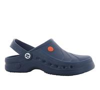 Oxypas Safety Jogger Sabots pour Femmes - Sonic Chaussure de Sécurité Légère pour Hommes, idéale pour l'Hôpital ou la Cuisine, Antidérapante et Amortissante, Chaussure de Théâtre, Marine, EU 41/42