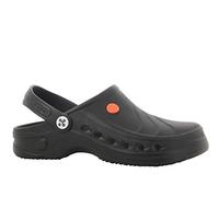 Oxypas Safety Jogger Sabots pour Femmes - Sonic Chaussure de Sécurité Légère pour Hommes, idéale pour l'Hôpital ou la Cuisine, Antidérapante et Amortissante, Chaussure de Théâtre, Noir, EU 35/36
