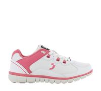 Oxypas Safety Jogger - Sunny - Chaussures de sécurité pour Femmes - Résistantes à la déchirure, légères et Confortables - Idéales pour Les Soins, la médecine et la Restauration Fuchia 39 EU