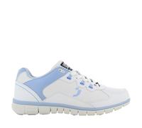 Oxypas Safety Jogger - Sunny - Chaussures de sécurité pour Femmes - Résistantes à la déchirure, légères et Confortables - Idéales pour Les Soins, la médecine et la Restauration Bleu Clair 41 EU