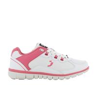 Oxypas Safety Jogger - Sunny - Chaussures de sécurité pour Femmes - Résistantes à la déchirure, légères et Confortables - Idéales pour Les Soins, la médecine et la Restauration Fuchia 40 EU