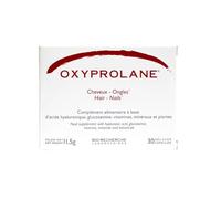 Oxyprolane® Cheveux & Ongle • Complément Alimentaire Pousse cheveux • Cure 3 mois / 90 gélules (1/j) • Biotine & Acide Hyaluronique • Fabriqué en France par BIO-RECHERCHE ®
