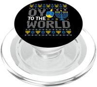 Oy au Monde juif de Hanoukka Dreidel PopSockets PopGrip pour MagSafe