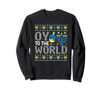 Oy au Monde juif de Hanoukka Dreidel Sweatshirt